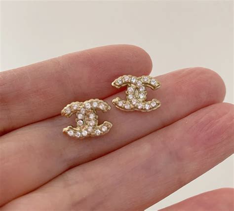 smallest chanel earrings|original Chanel earrings.